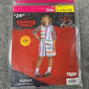 NWT Stranger Things “Eleven” Girl’s size L (10-12) Dress